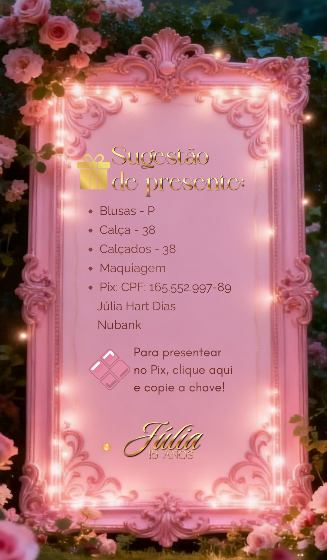 Sugestão de presente