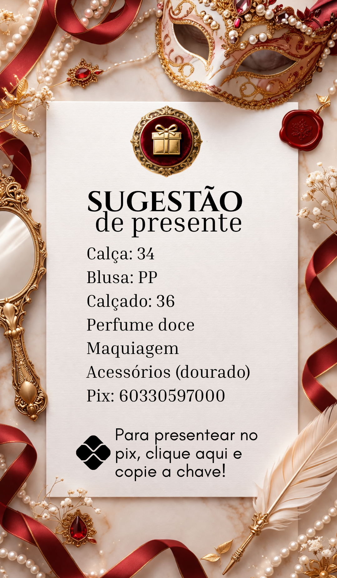 Sugestão de presente