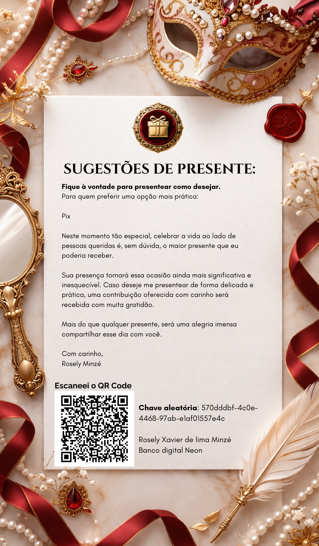 Sugestão de presente